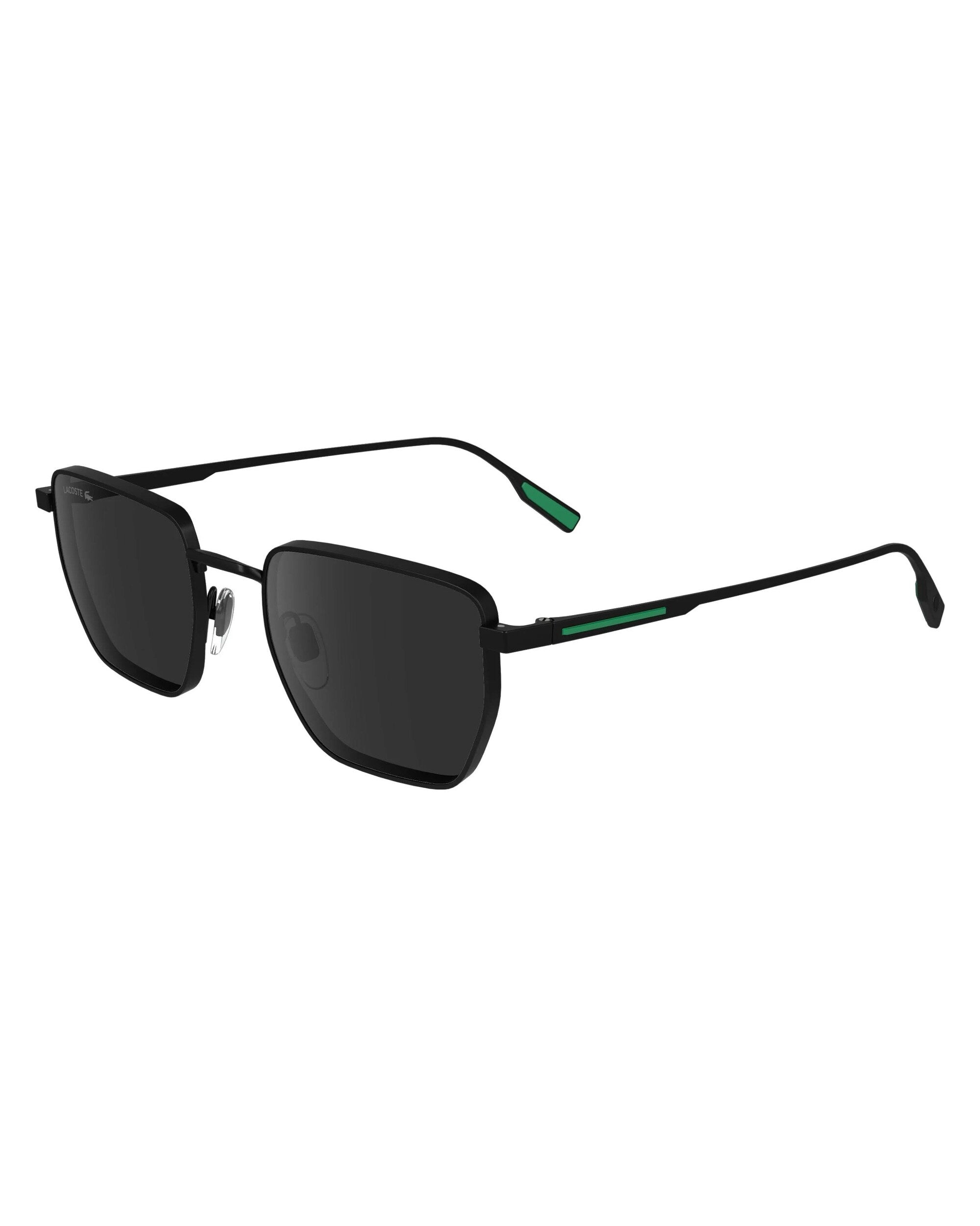 LACOSTE L260S Men's Sunglasses Matte Black Metal Frame UV