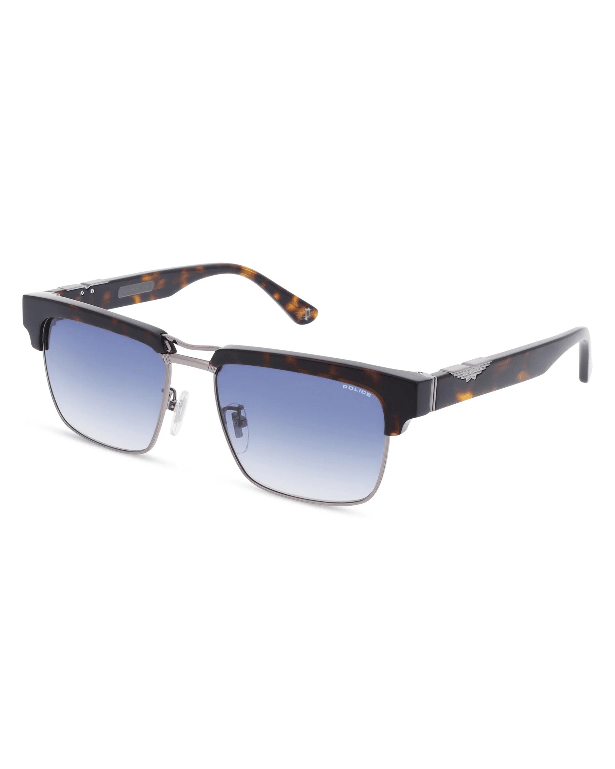POLICE SPLP25M Men's Sunglasses Gunmetal Metal Frame UV Protection