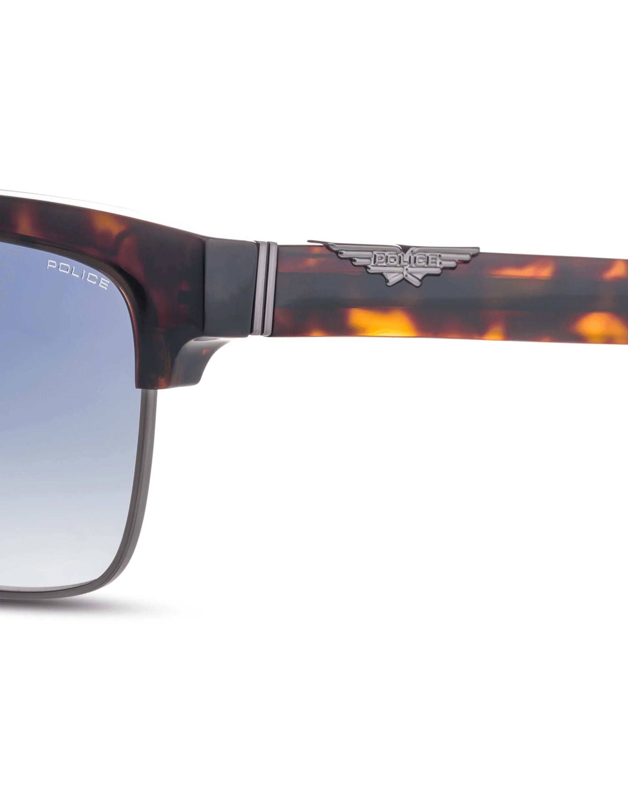 POLICE SPLP25M Men's Sunglasses Gunmetal Metal Frame UV Protection