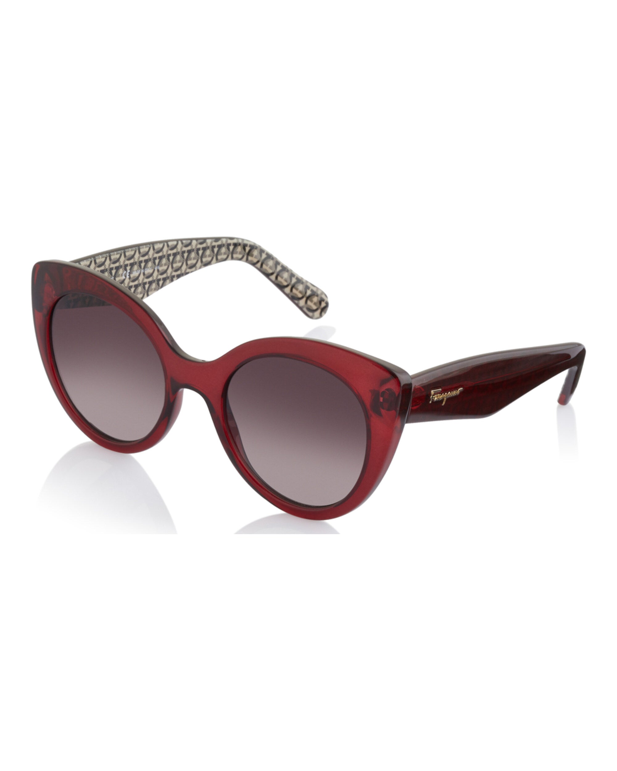 Salvatore Ferragamo SF964S Women's Sunglasses Crystal Burgundy