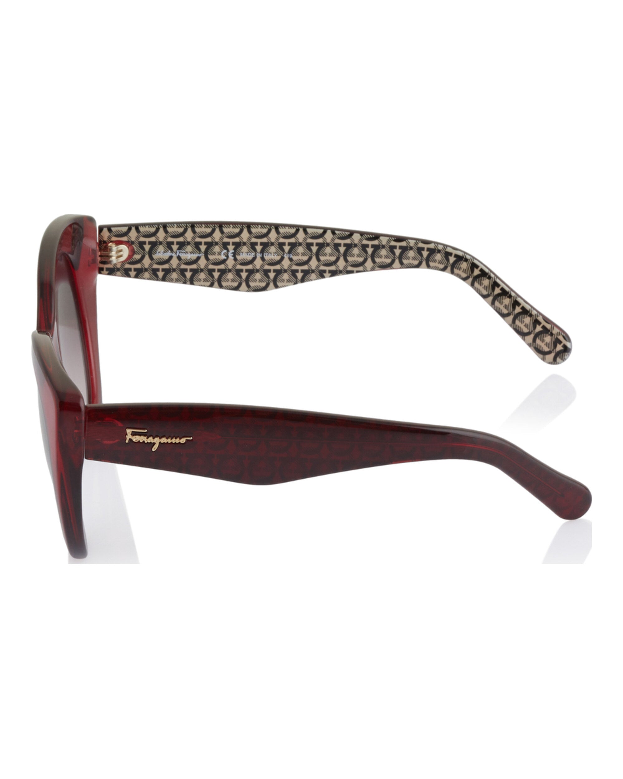 Salvatore Ferragamo SF964S Women's Sunglasses Crystal Burgundy